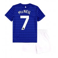 Everton Dwight McNeil #7 Domáci Detský futbalový dres 2025-26 Krátky Rukáv (+ trenírky)